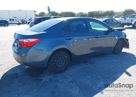 2014 Toyota Corolla Le from USA, damaged, VIN 2T1BURHE7EC115757